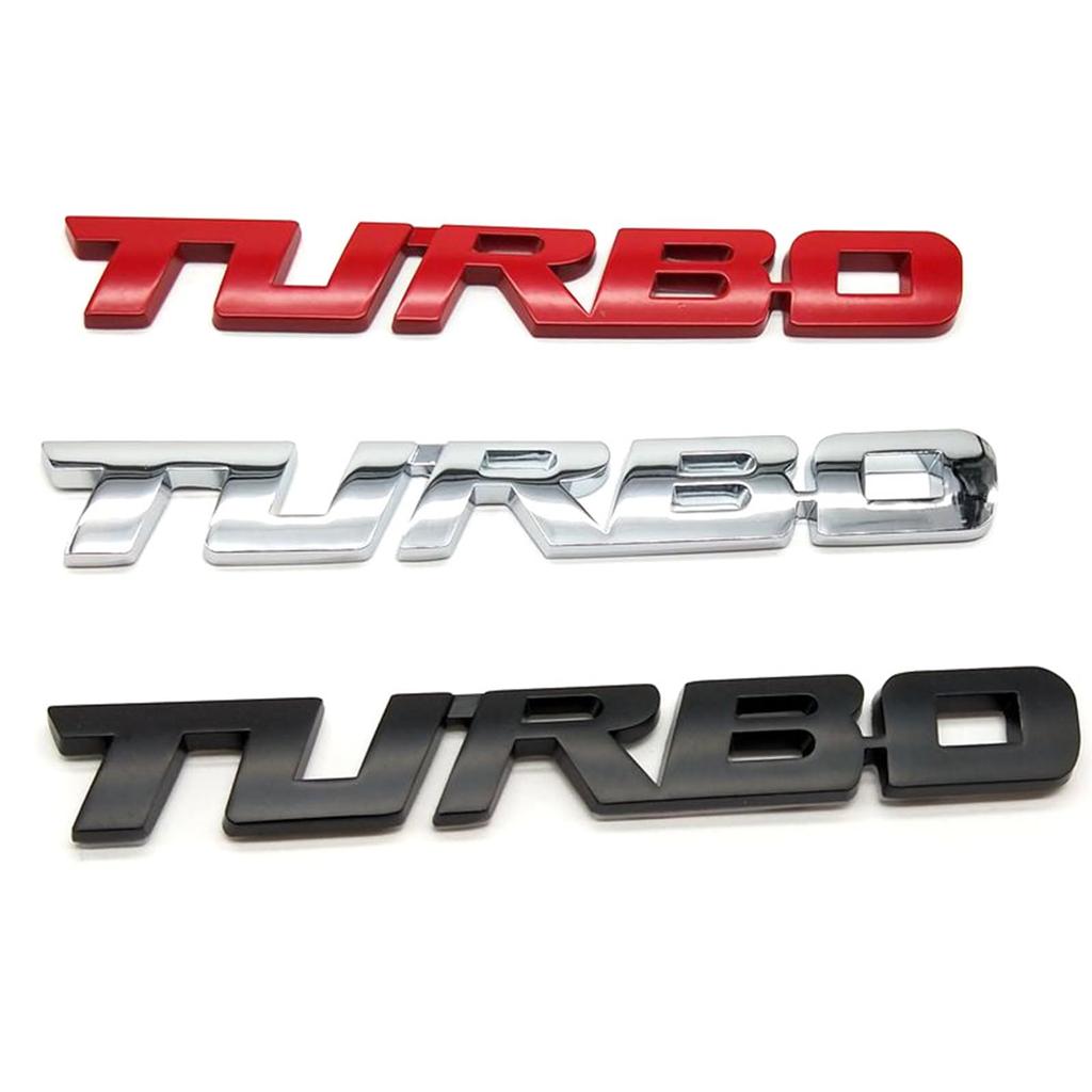YIDELI Универсальная наклейка TURBO Турбо Автомобиль 3D Эмблема Логотип Хром