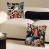 Cartoon Throw Pillow Covers Living Room Decoration Printed Sofa Cushion Cover Polyester Soft Pillowcase