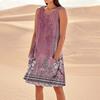 Summer Dresses For Women Loose Beach Vacation Casual Sleeveless Sundresses With Pockets Tank Dress
