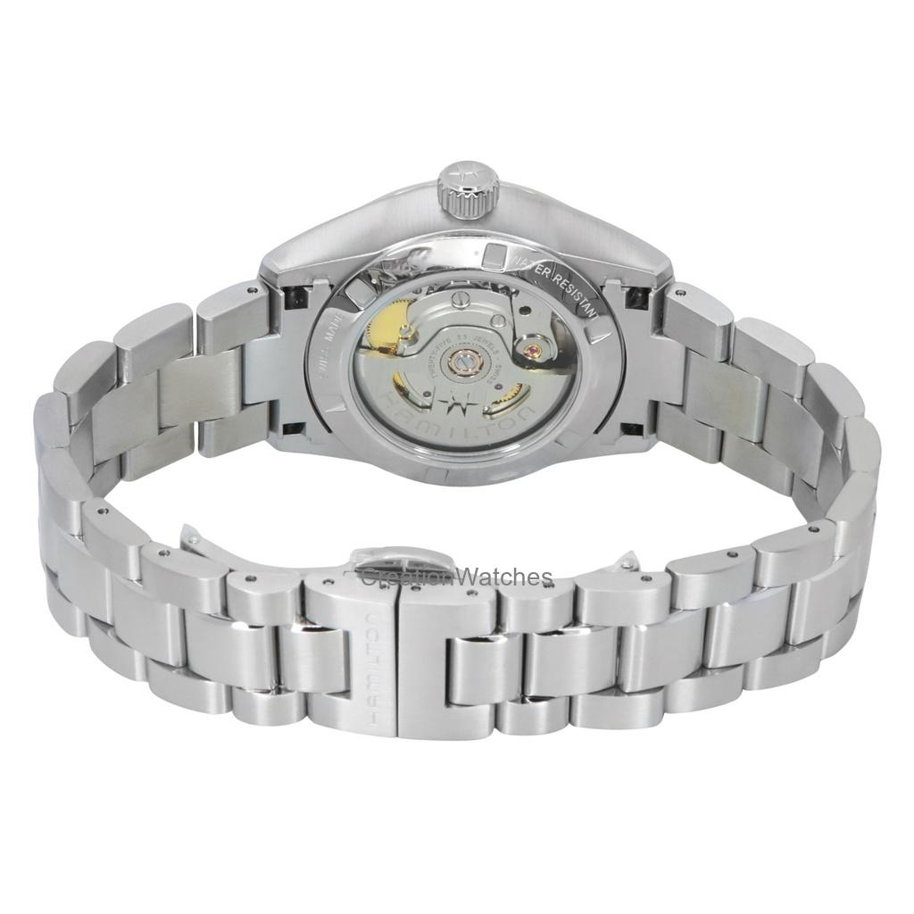 Hamilton Jazzmaster Performer Нержавеющая сталь Серебряный циферблат Автоматические H36105150 100M Женские часы