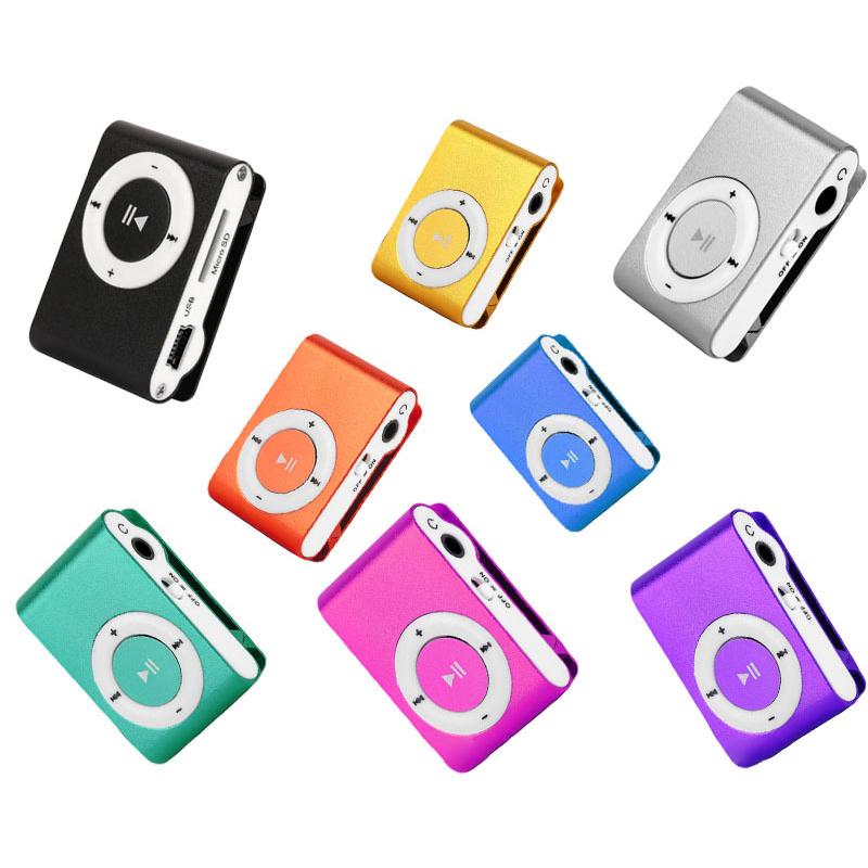 Мини MP3-плеер музыкальный медиа мини металлический зажим студенческий Walkman подарок портативный мини USB MP3-плеер Walkman красочный