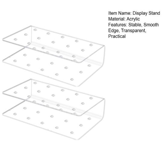 2 шт. подставка для леденцов, прочная конструкция, пищевая, без BPA, прозрачная, 15 отверстий, конфеты