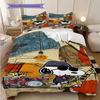 1PC Snoopy pattern Bedding Quilt Set Quilt Cover Pillowcase Home Decoration Birthday Gift (1 * duvet cover + 2 * pillowcase, without core)