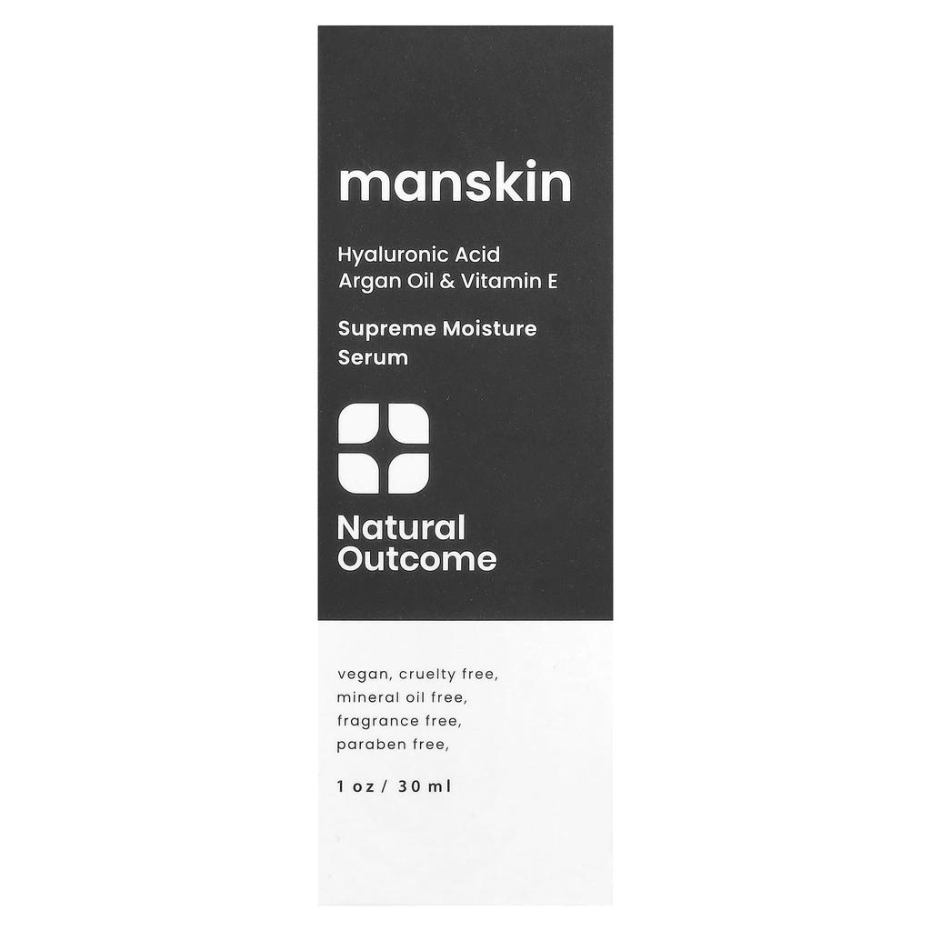 Manskin Supreme Moisture Serum, Fragrance Free, 30Ml(1Oz)