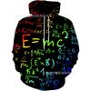 Mens Hooded Sweatshirt With Digital Print Loose Fit Long Sleeve Casual Pullover Daily Wear