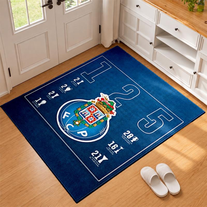 FC Porto Carpet Door Mat for Living Room or Bedroom Protective Mat Under Chair Office Decoration Christmas Gift Birthday Present