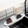 Telescopic Sink Shelf Drainer Rack Kitchen Organizer Soap Sponge Holder Towel Rack Storage Organizer Basket Gadgets Accessories