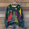 Women'S Christmas Sweater Cute Fun Christmas Sweater Fall And Winter Long Sleeve Knitted Sweater