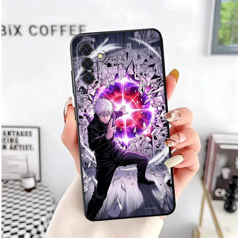 Anime Gojo Satoru JUJUSU Soft Phone Case for Samsung A17 A37 A57 A16 A26 A36 A56 A15 A25 A35 A55 A14 A24 A34 A54 A13 A23 A33 A53
