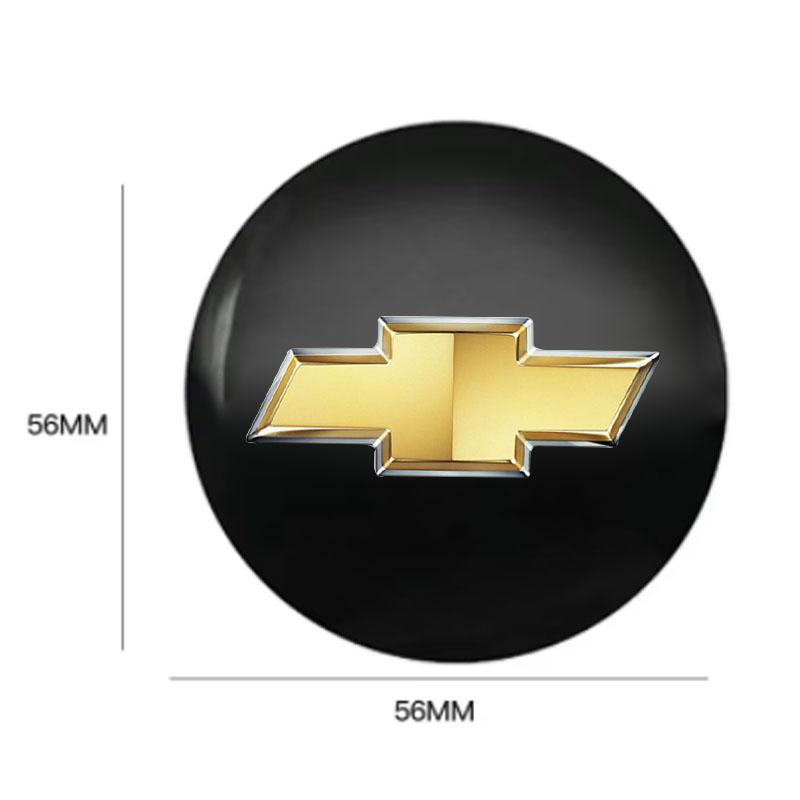 AABHE1 Car Wheel Center Hub Cap Badge Emblem Decal Wheel Sticker For Chevrolet Cruze Spark Captiva Suburban Camaro Malibu Silverado