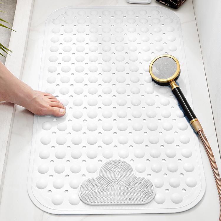 Non-Slip TPE Suction Cup Bath Mat for Shower or Tub