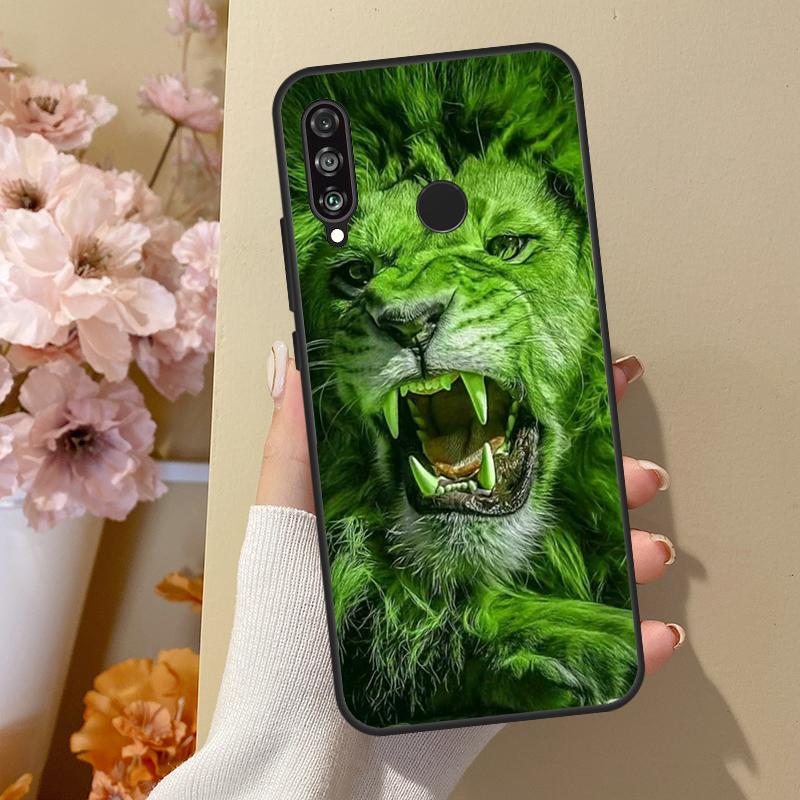 Чехол для телефона «Король джунглей Лев» для Honor 50 Pro Huawei Nova 5T P Smart Z 2019 P20 P30 P40 Lite P50 Pro