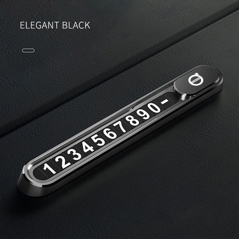 For Volvo Car Interior Temporary Parking Card Phone Number Plate Sticker For Volvo Xc60 Xc90 V60 V50 V90 C40 XC40 V70 XC70 C30 A