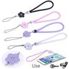 Short Mobile Phone Straps Rhinestone Beaded Flowers Key Ring Holder Lanyard Phone Cord Hand Rope