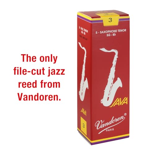 Vandoren Java Filed Red Cut Трости для тенор-саксофона Упаковка 5 шт. Жесткость 3