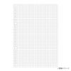 Maruman Easy to Write 5mm A5 Set of Loose-Leaf Paper, On, Grid, Size, L1307H, 5.