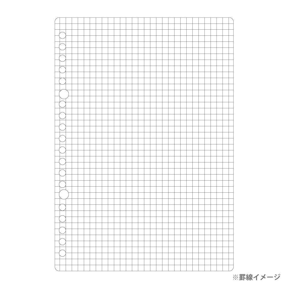 Maruman Easy to Write 5mm A5 Set of Loose-Leaf Paper, On, Grid, Size, L1307H, 5.