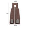 Hidden Car Seat Back Hook Suede Leather Soft Hanging Hook 20kg Load-Bearing Wear-Resistant Rear Row Hanger