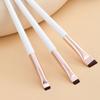 3 шт./набор Портативная кисть для подводки с лезвием, кисти для макияжа с длинной ручкой, новая плоская тонкая кисть для подводки глаз, контур для бровей