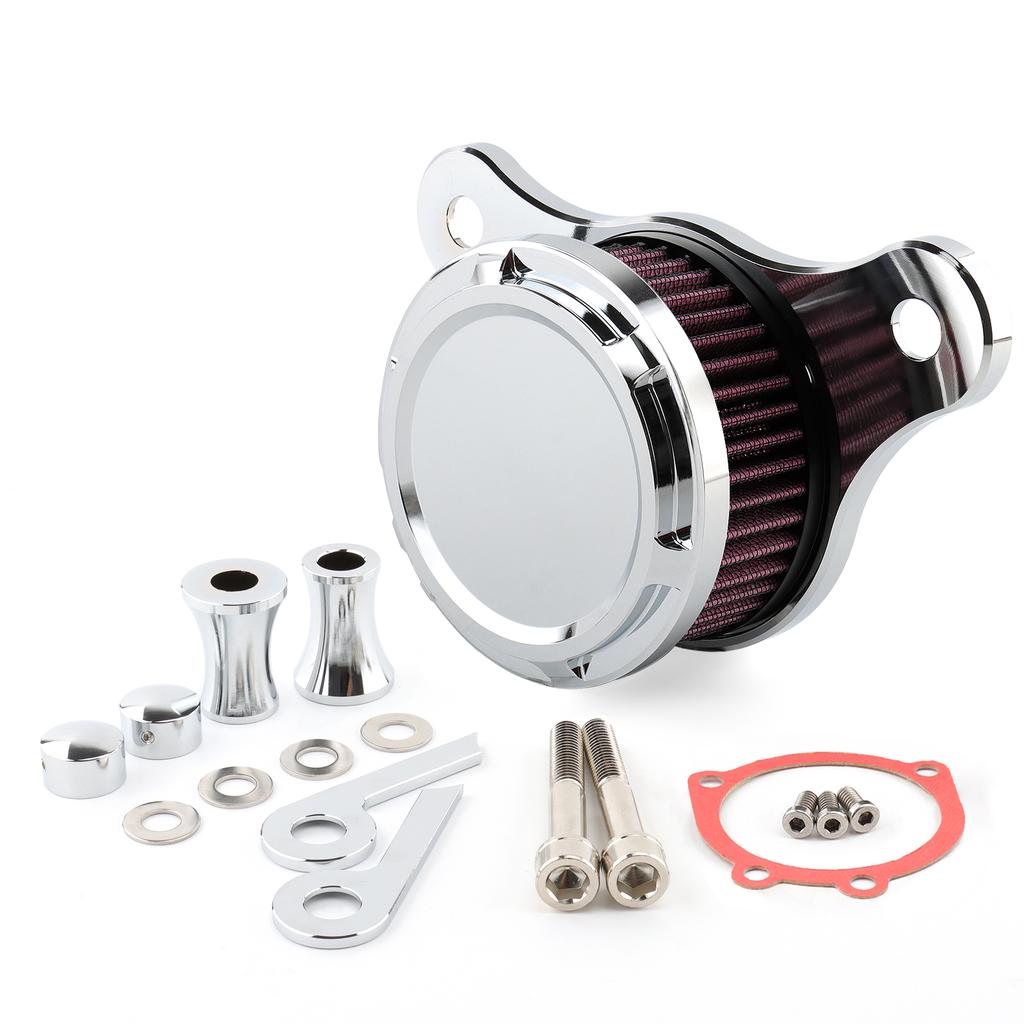 Air Cleaner Filter Intake Filter Kit For Harley Dyna FXR EVO 1993-2017 Softail Fat Boy Breakout Touring Road King Electra Glide