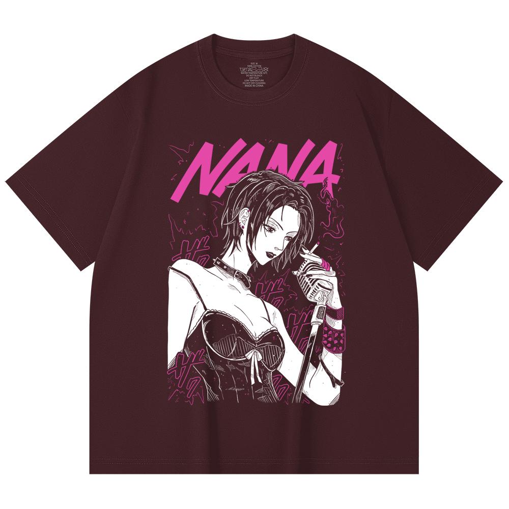 230 Gsm 100% Cotton Nana V1 Osaki Print Unisex Heavy Cotton T Shirt