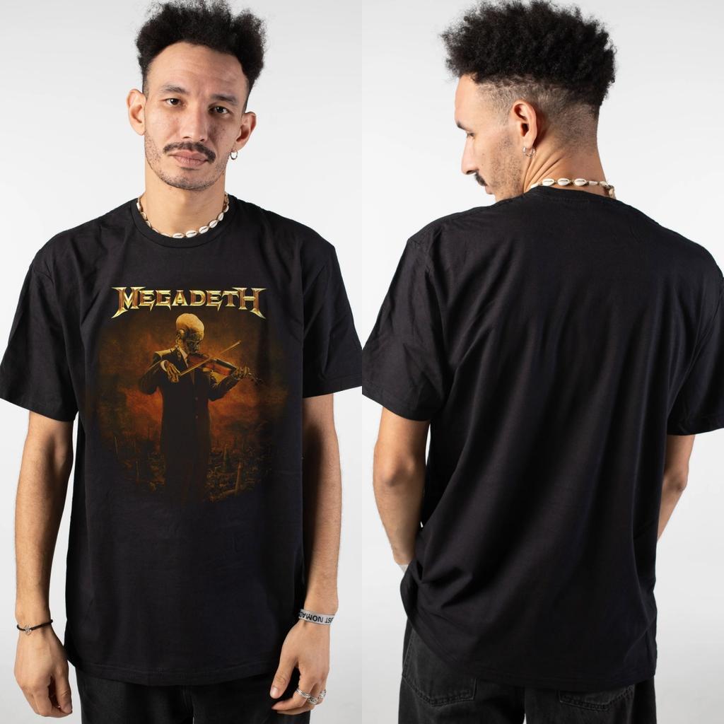 Youthanasia Tracklist Megadeth Band TShirt Cotton Graphic Tee Unisex Women Summer Streetwear
