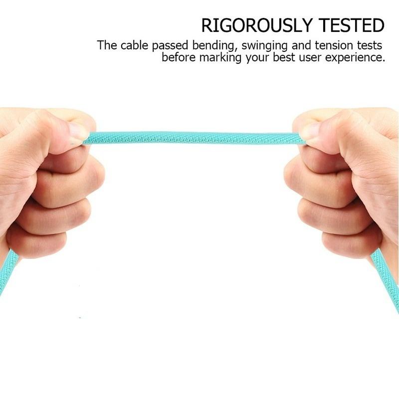 Нейлоновая оплетка, 90 градусов, 2,4 А, кабель для быстрой зарядки, USB-кабель для передачи данных Android Type C для iPhone, Samsung, Huawei, Xiaomi, зарядный кабель для мобильного телефона