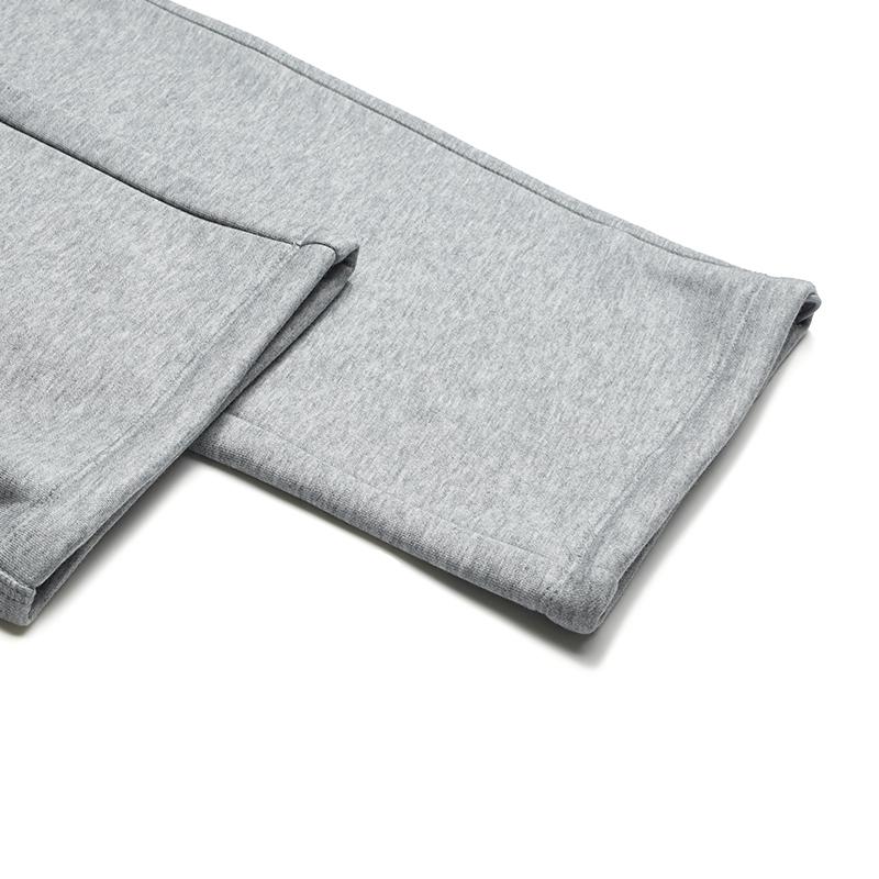 Fila Оригинальные женские флисовые брюки на кулиске, модные, простые, теплые, свободные, прямые, повседневные брюки, женские брюки Cartier-Flower-Gray F51W549602FMG