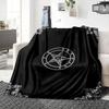 Dark Ritual Symbols Blanket Soft Throw Blanket For Home Bedroom Bed Sofa Travel Office Solid Christmas Blanket
