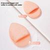 Hydrating Cleansing Sponge Soft Waterdrop-shaped Design Face Wash Mud Masque Puff for Effortless Makeup Removal