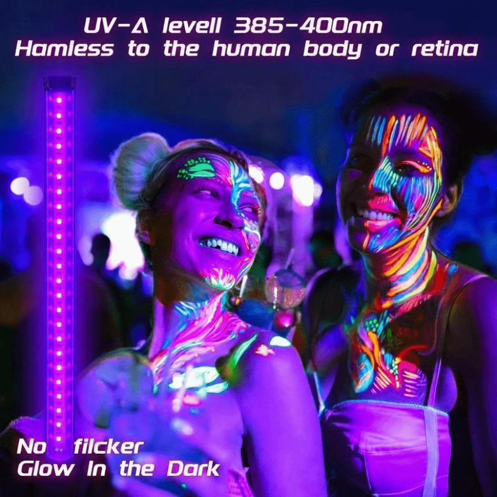 5W LED UV Black Light Lamp 385 nm LED Black Light Tube Removable UV Blacklight Bar Party Light