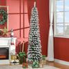 Artificial Christmas Tree 210cm with Snowy Effect with 490 Branches Indoor Christmas Decoration Green