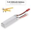 X420.0016 Батарея для Wltoys XK A160 RC Самолет 7,4 В 600 мАч Перезаряжаемая литиевая батарея Запасные части для самолетов Аксессуары для планеров