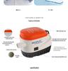 Automatic Marine Bilge Pump - 12V/24V Self-Priming, Corrosion-Resistant Submersible with Pure Copper Motor