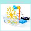 Homemade Hand Cranked Bubble Machine Model Component Set Children Puzzle Toy For Children Educational Physics Activity