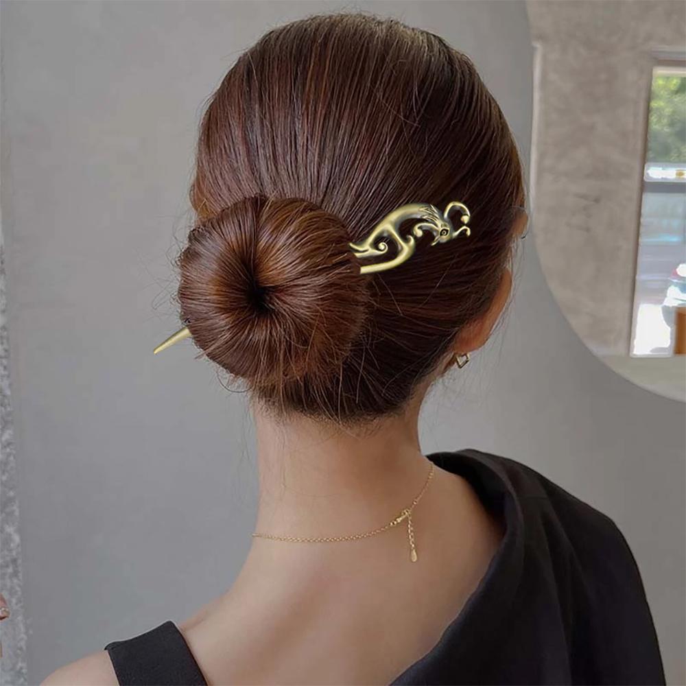 Ретро китайский Феникс кисточка заколка для волос для женщин шпильки для волос шпильки цветок ручной работы шпильки шарм ювелирные аксессуары украшения для волос