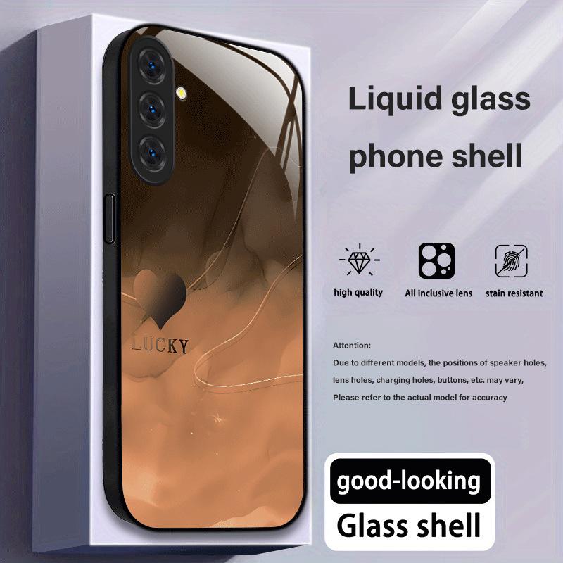 Стеклянный чехол для телефона с узором бабочки, подходит для Samsung Galaxy S26 S25 S24 S23 S22 S20 FE/Ultra/Plus, противоударная задняя крышка