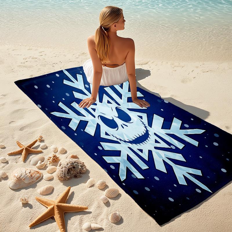 1pc Pumpkin Halloween Art Microfiber Beach Towels Quick Dry Towel Sand Beach Towels Pool for Travel Swim Pool. S7290134