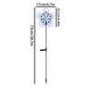 blue flower neon light