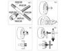 Съемник маховика GT-TOOLS (M10/M14/M16/M18/M24/M27)