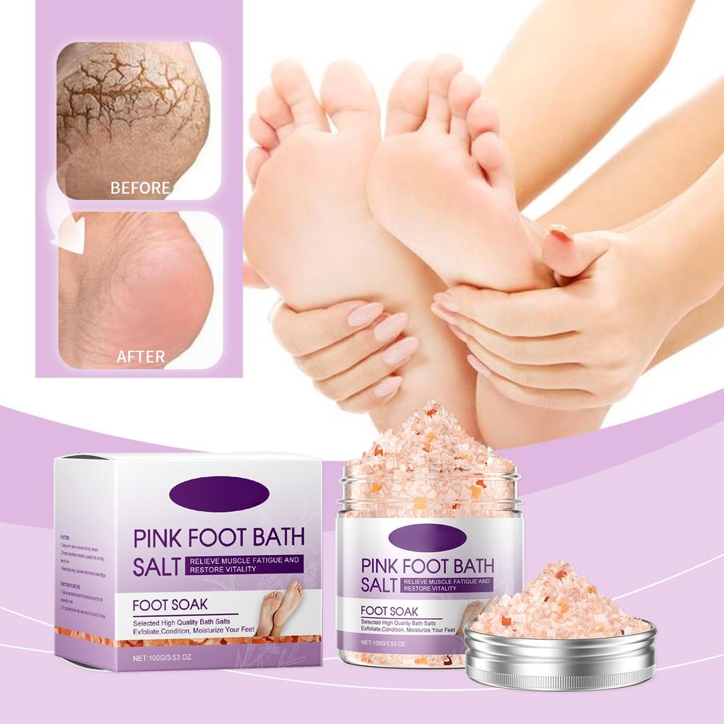 Набор для замачивания ног с солью, лаванда для ногтей на ногах, стопы спортсменов, смягчает мозоли, успокаивает боль и усталость