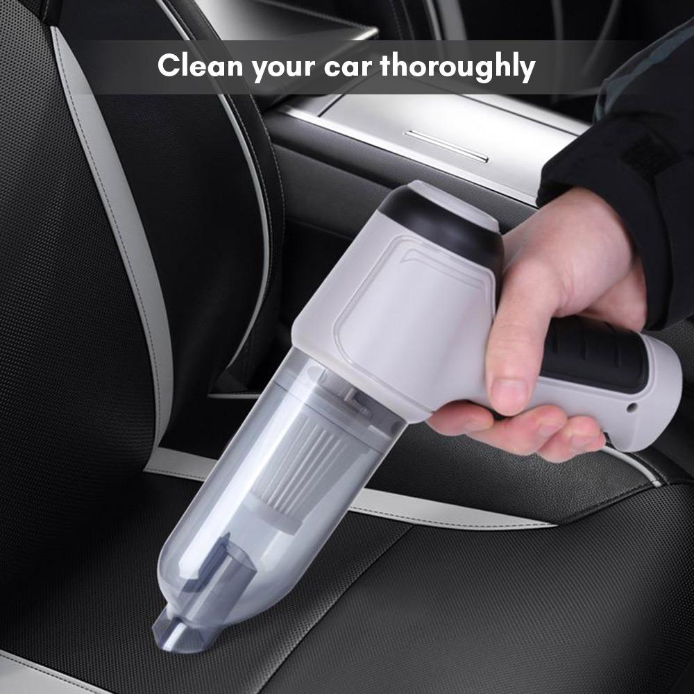 Handheld Car Vacuum Handheld Cordless Cleaner Portable Mini Air Duster & Hand Pump With 9000Pa