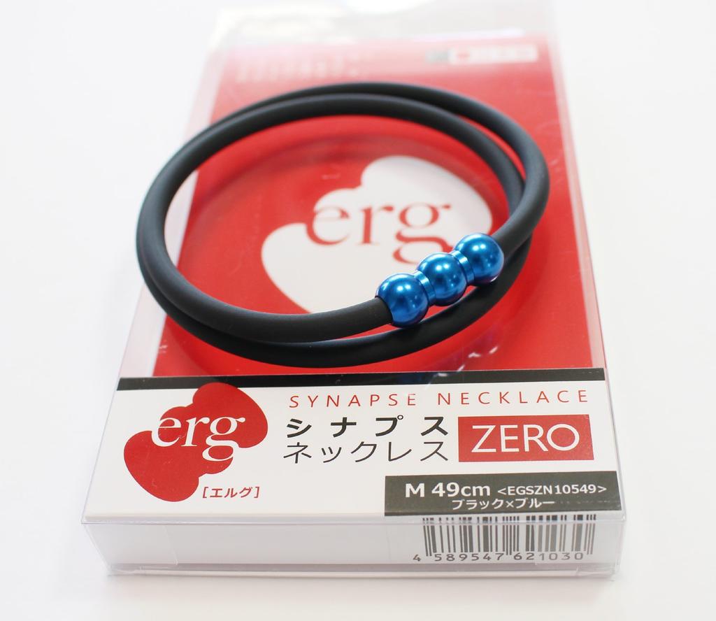 erg Synapse Necklace ZERO Black x Blue M Size 49cm