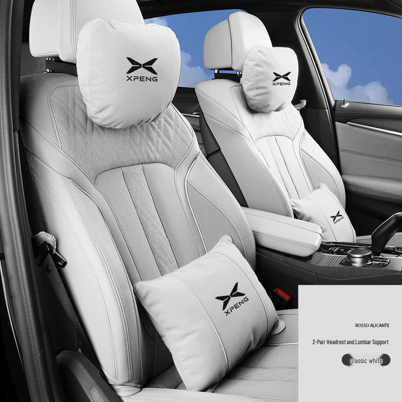 XPeng P7 Headrest & Lumbar Support, P5/G3/i G9 Neck Pillow: Maybach Style.