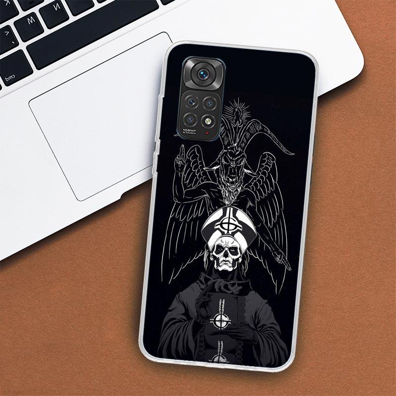 Ghost Papa Emeritus Phone Case For Xiaomi Redmi Note 13 12 12S 11 11S 10 10S 9 9S 11T 11E Pro Plus 8 8T 7 + Coque Cover