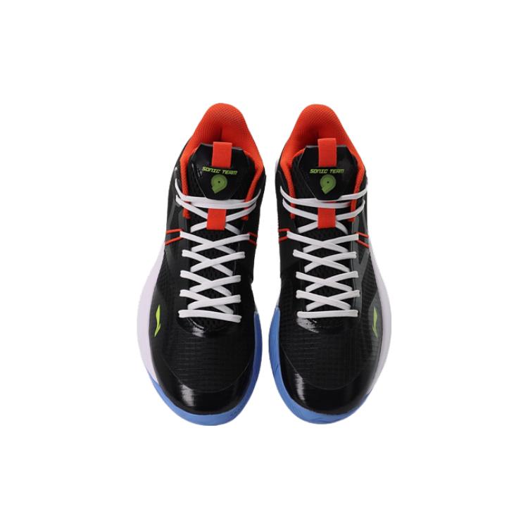 Li Ning SONIC Team LOW Текстиль, Синтетическая кожа Амортизация Скользкая Устойчивость к истиранию Покрытие Поддержка Низкий профиль ABPS023-2