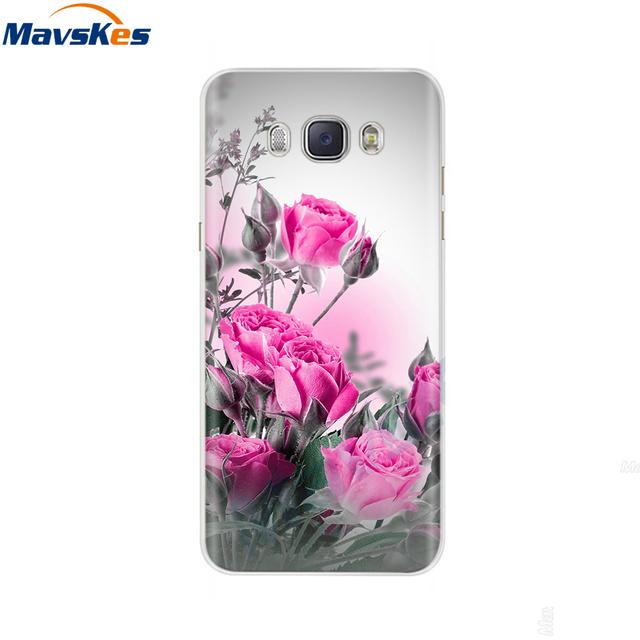 Чехол для телефона для Samsung Galaxy J7 2016, чехол J5 2016 J510f, окрашенный силиконовый чехол из ТПУ для Samsung J3, J5, J7 2016, чехол