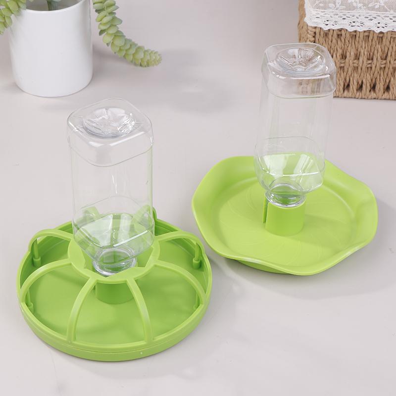 Диспенсер для питья воды для рептилий, миска для еды, кормушка для ящериц и гекконов, круглая миска, поилка для черепах, бутылка для питья, кормушки для рептилий