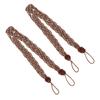 Practical Hold Simple Curtain Holder Rope Satin Voile Strap Tie Backs Braided Tiebacks