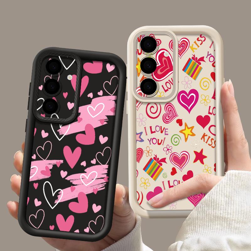 Чехол с принтом вишни для Samsung Galaxy A57 A37 A27 A17 5G A56 A36 A26 A16 A55 A54 S21 FE S22 S23 S24 Plus S25 S26 Ultra Ударопрочный бампер